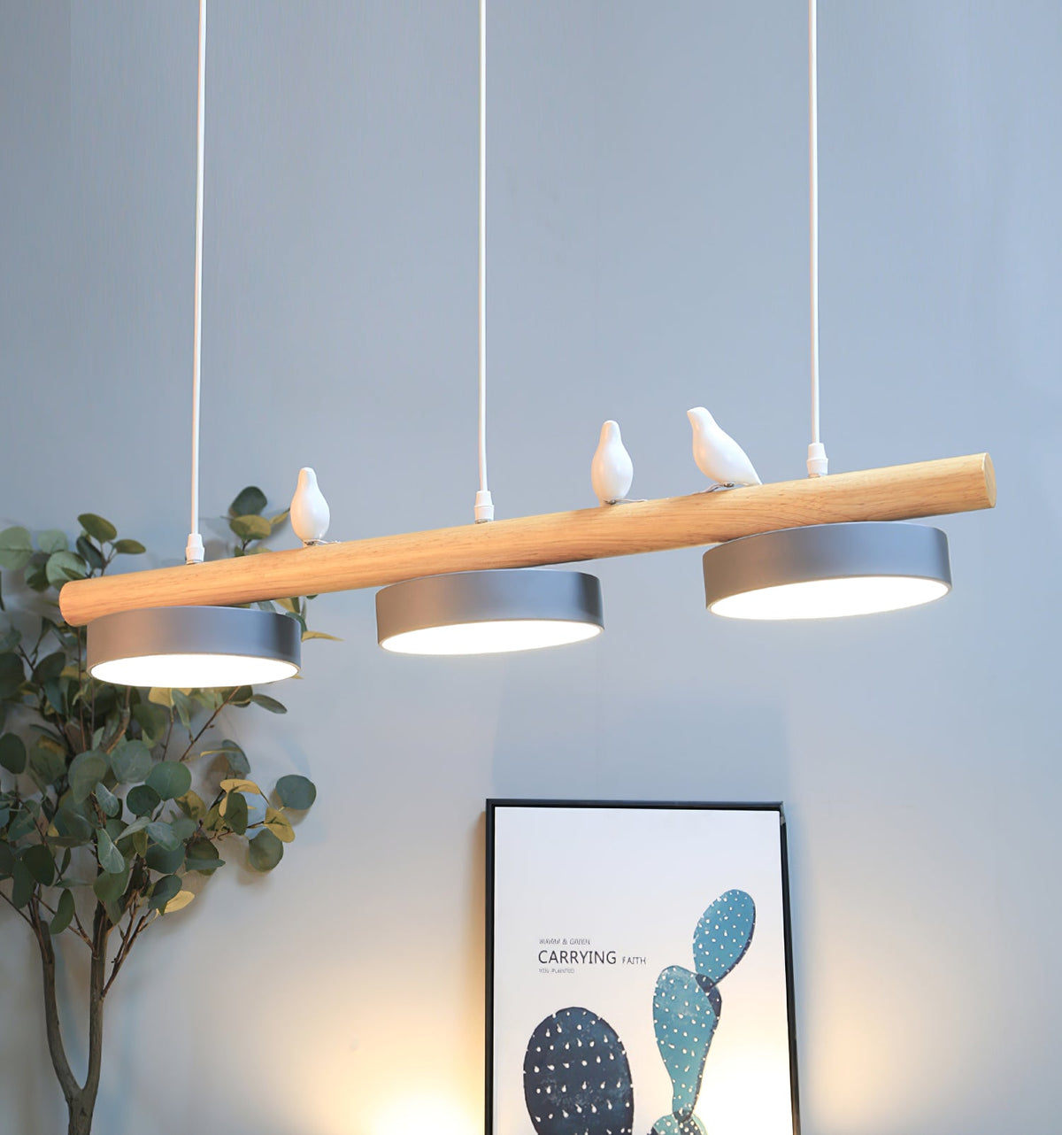 Suspension oiseau Cliff — motif aviaire délicat