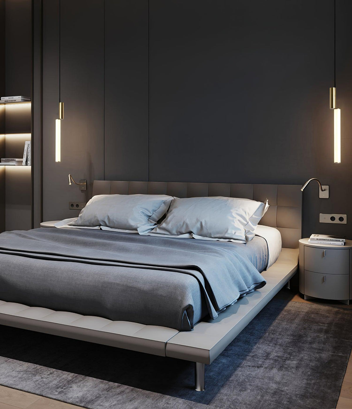 Winnie Modern Pendant Light — Single to Five Head Aluminium Configuration