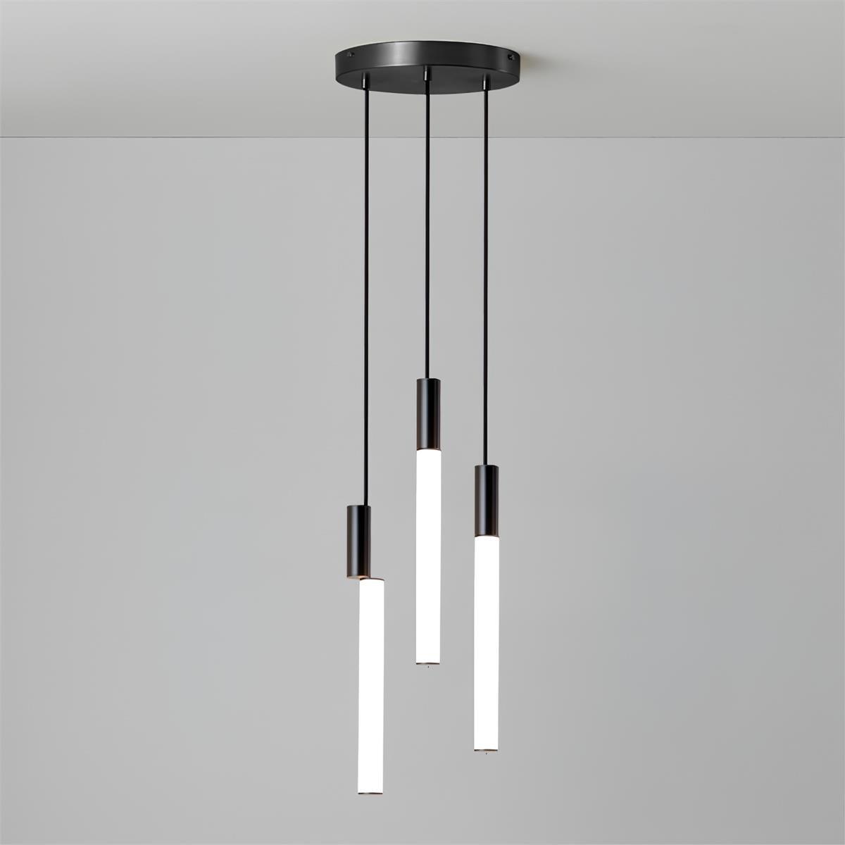 Winnie Modern Pendant Light — Single to Five Head Aluminium Configuration