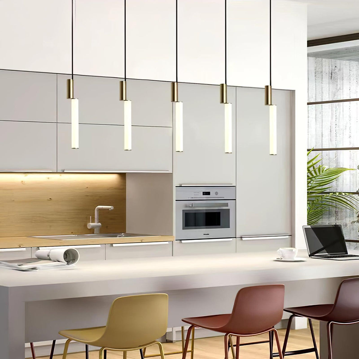 Winnie Modern Pendant Light — Single to Five Head Aluminium Configuration