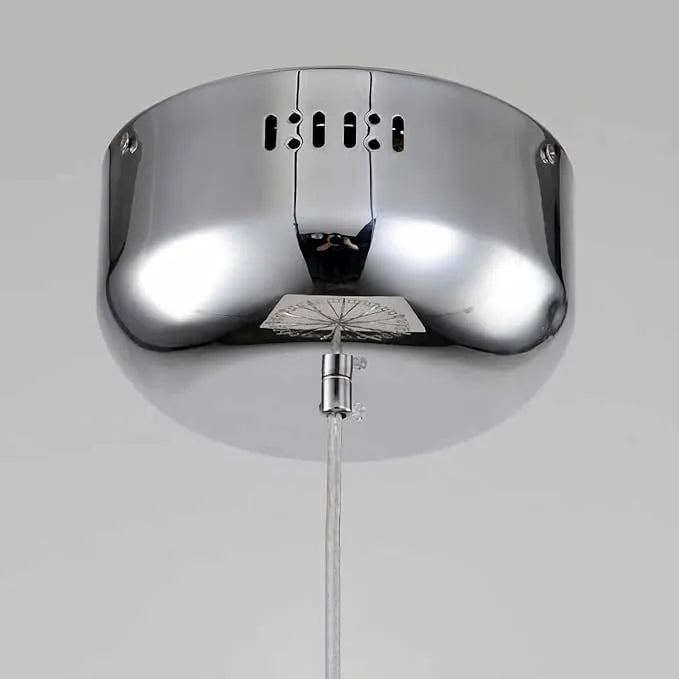 Silberne Feuerkugel-Hängeleuchte für Esszimmer - Orntli