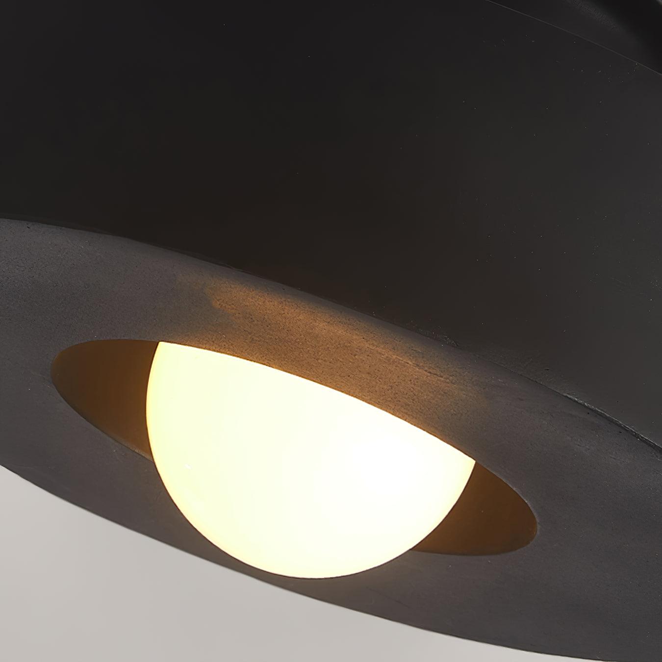 Stropní svítidlo Simon — design skládaných válců, tři barevné varianty