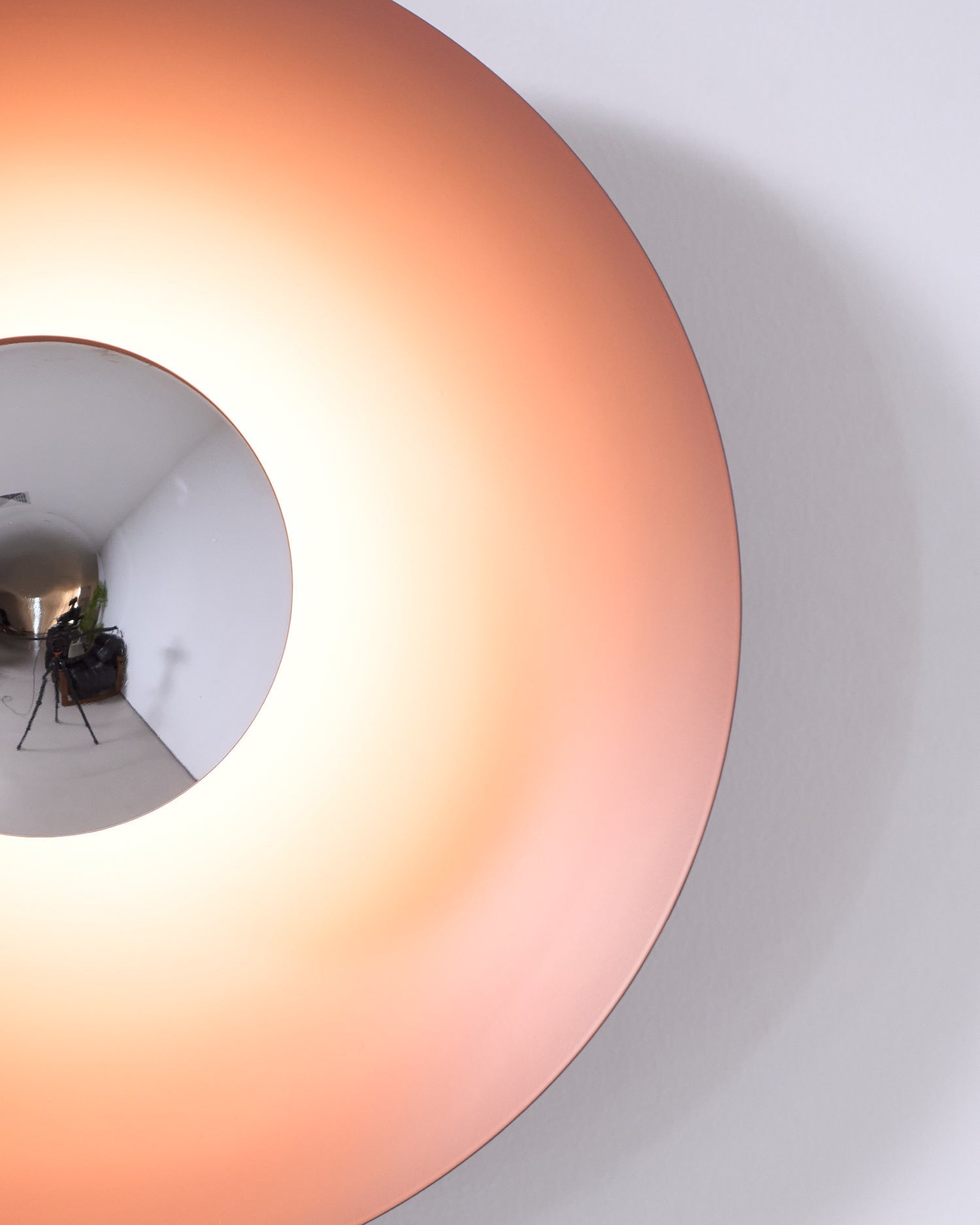 Nástěnné svítidlo Simplicity Glow — kruhové diskové svítidlo, přímé osvětlení bez oslnění
