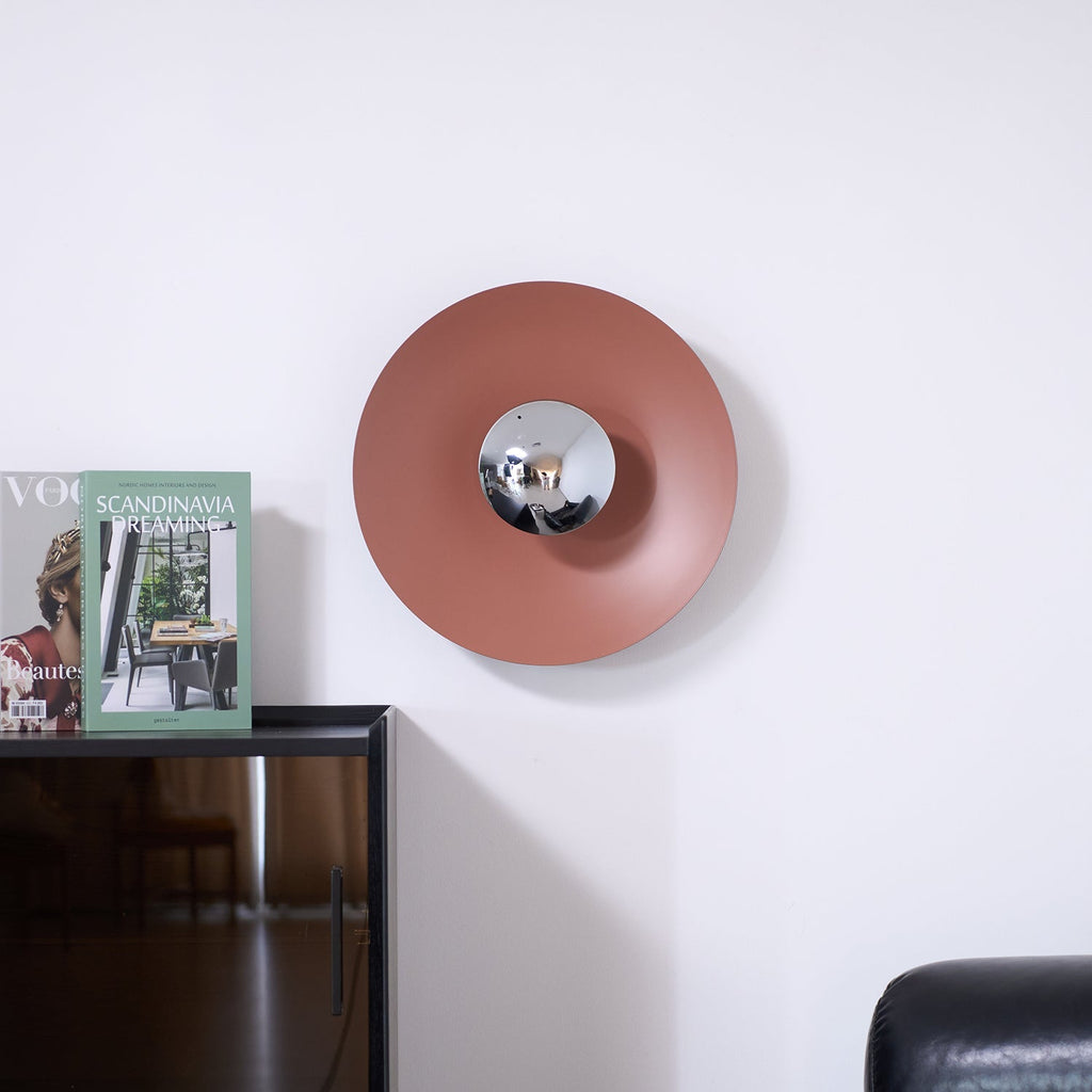 Nástěnné svítidlo Simplicity Glow — kruhové diskové svítidlo, přímé osvětlení bez oslnění