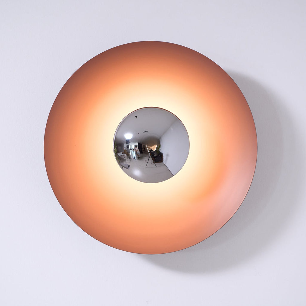 Nástěnné svítidlo Simplicity Glow — kruhové diskové svítidlo, přímé osvětlení bez oslnění