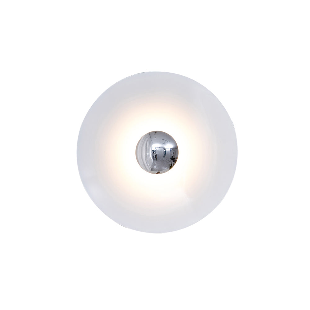 Nástěnné svítidlo Simplicity Glow — kruhové diskové svítidlo, přímé osvětlení bez oslnění