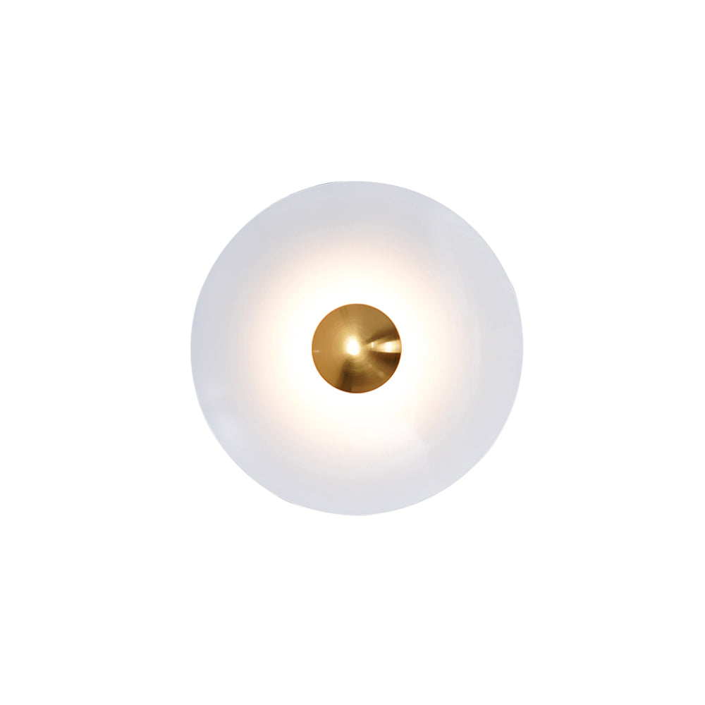 Nástěnné svítidlo Simplicity Glow — kruhové diskové svítidlo, přímé osvětlení bez oslnění