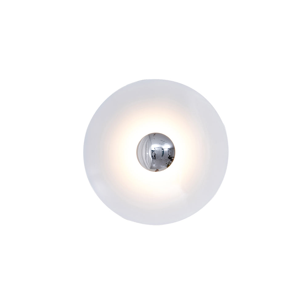 Nástěnné svítidlo Simplicity Glow — kruhové diskové svítidlo, přímé osvětlení bez oslnění