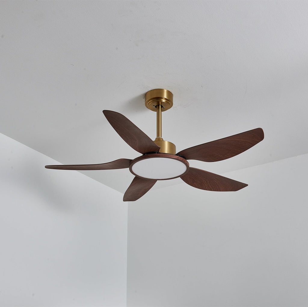 Sirocco Breeze Ceiling Fan and Center Light