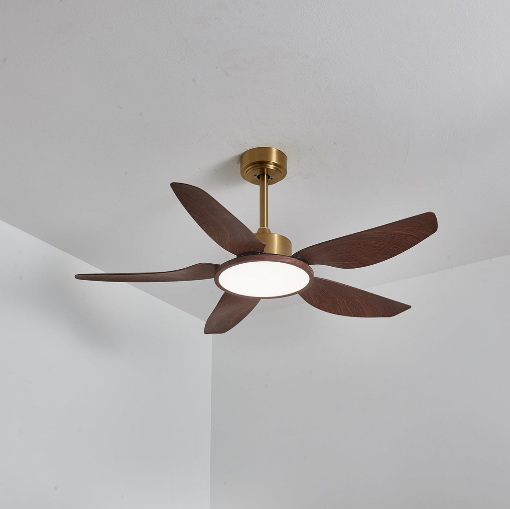 Sirocco Breeze Ceiling Fan and Center Light