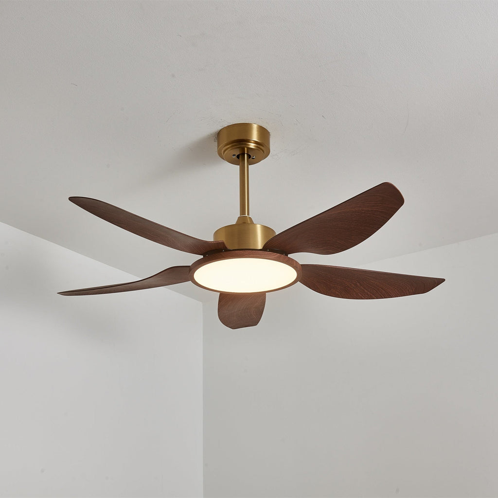 Sirocco Breeze Ceiling Fan and Center Light