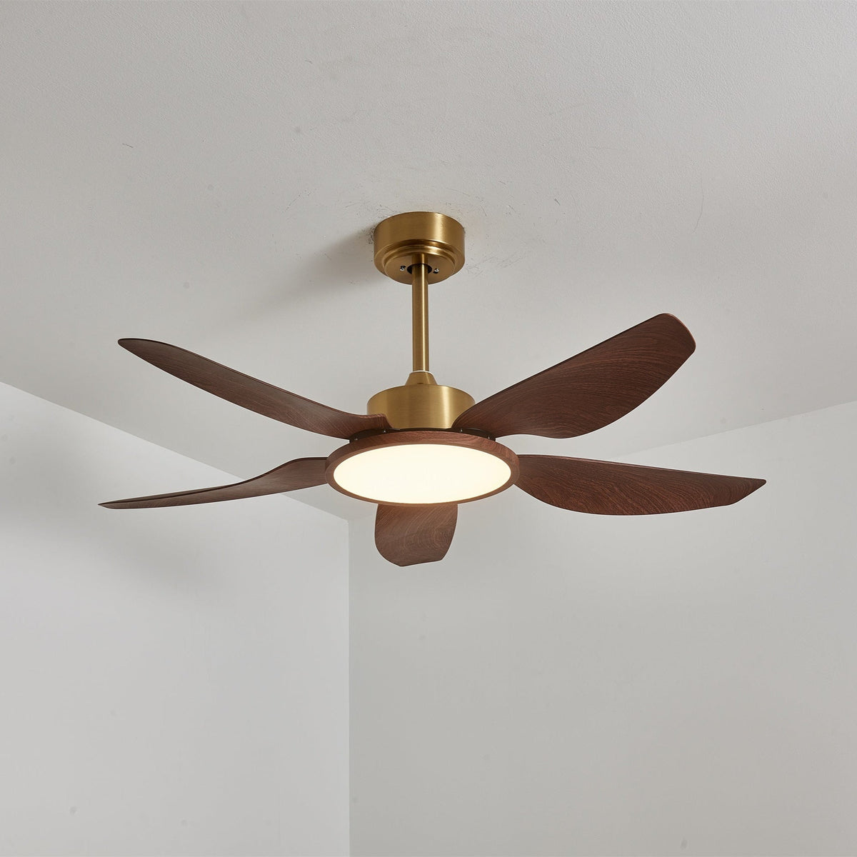 Sirocco Breeze Ceiling Fan and Center Light