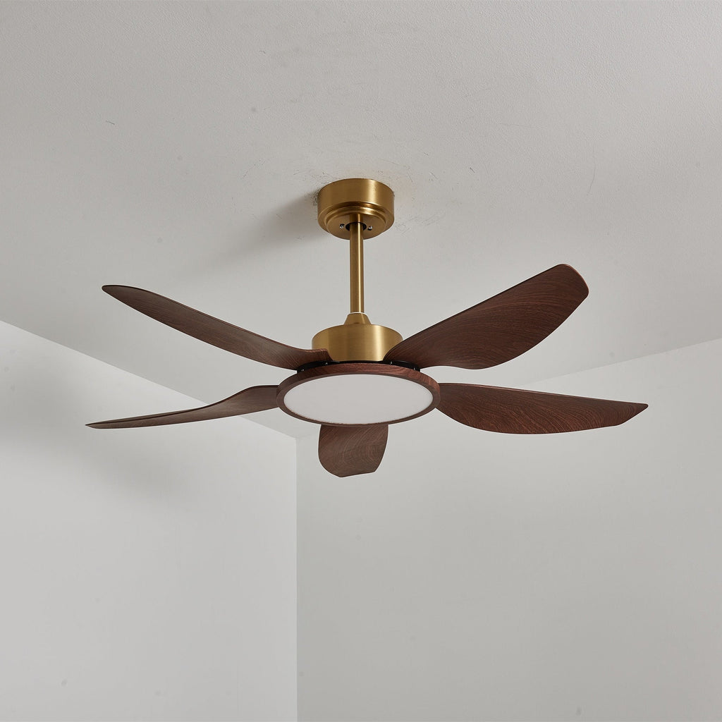 Sirocco Breeze Ceiling Fan and Center Light