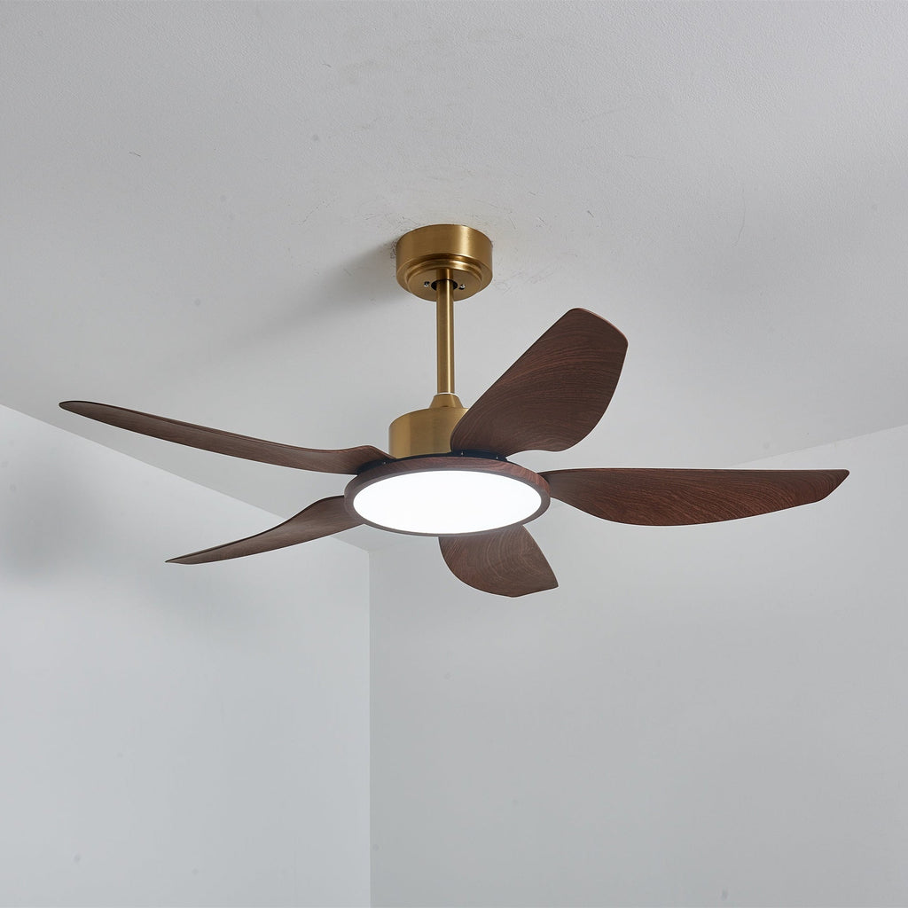 Sirocco Breeze Ceiling Fan and Center Light