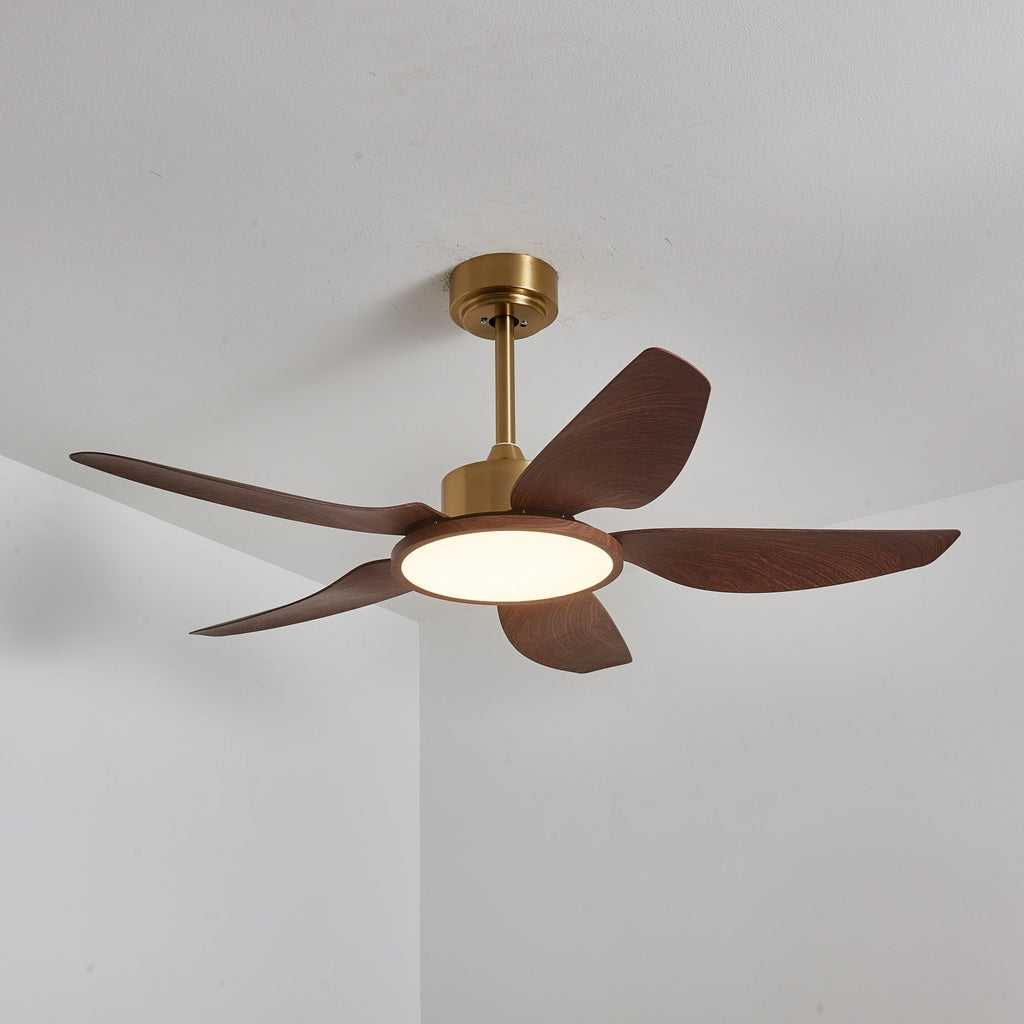 Sirocco Breeze Ceiling Fan and Center Light