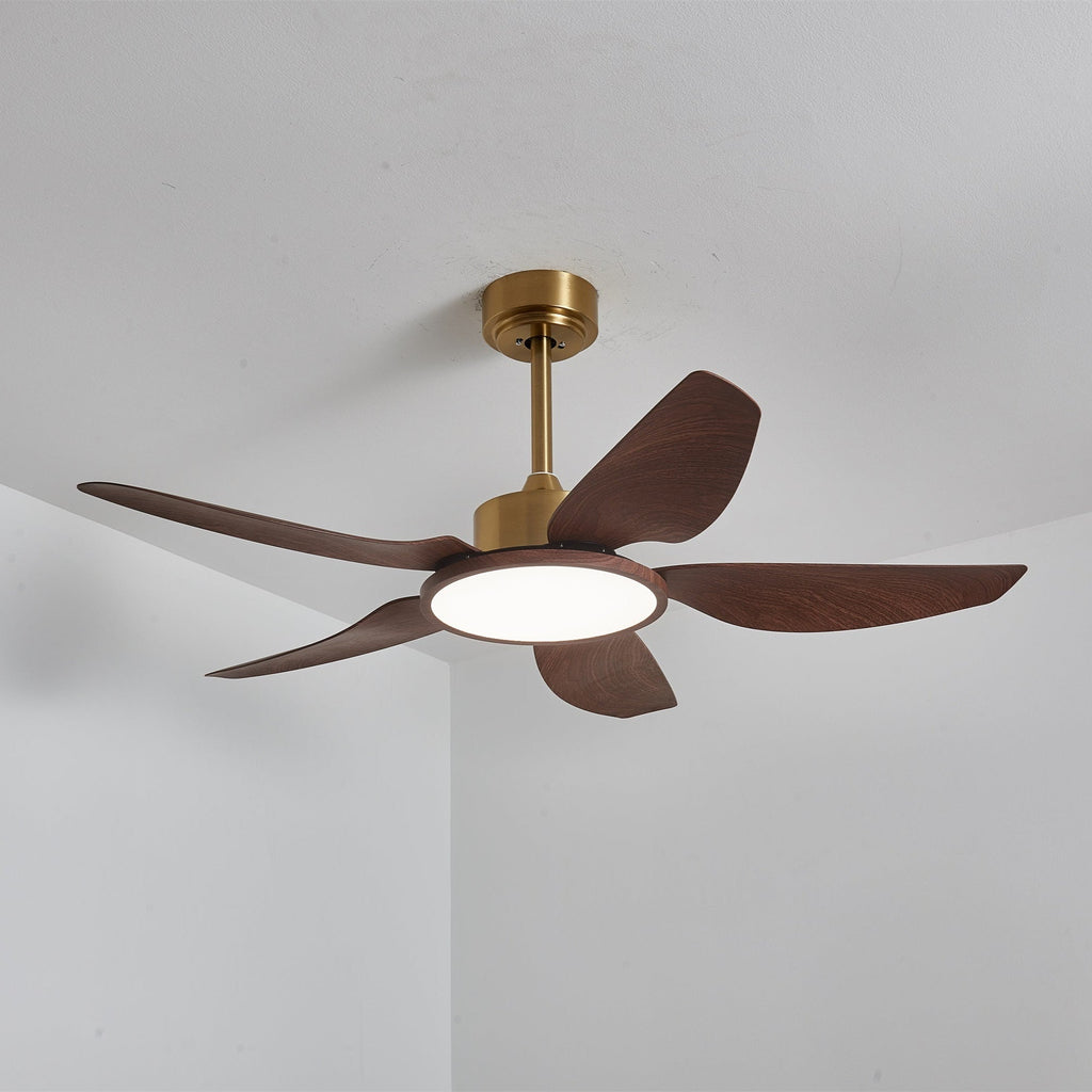Sirocco Breeze Ceiling Fan and Center Light