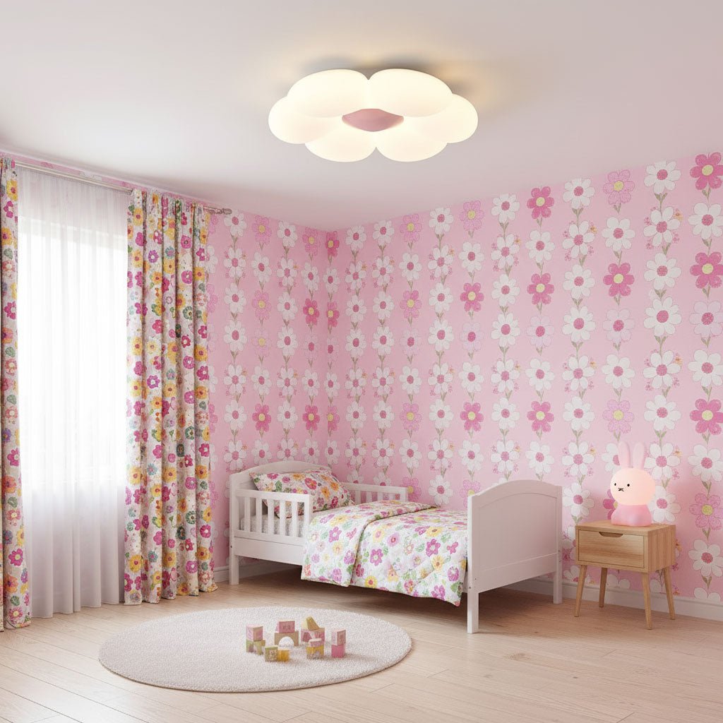 VKL-1028 Stropní lampa s květinovým designem a šesti okvětními lístky