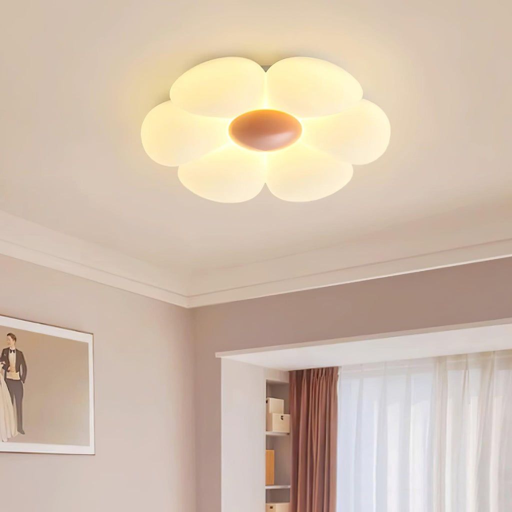 VKL-1028 Stropní lampa s květinovým designem a šesti okvětními lístky
