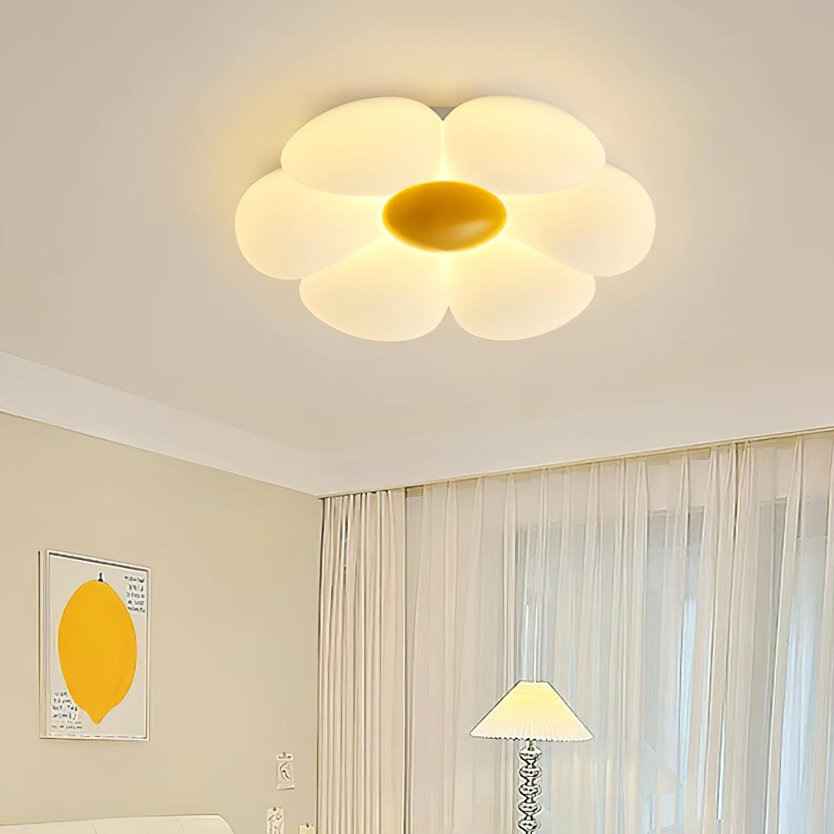 VKL-1028 Stropní lampa s květinovým designem a šesti okvětními lístky