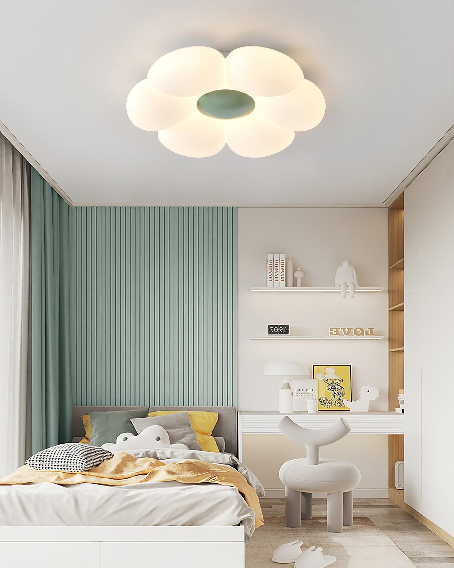 VKL-1028 Stropní lampa s květinovým designem a šesti okvětními lístky