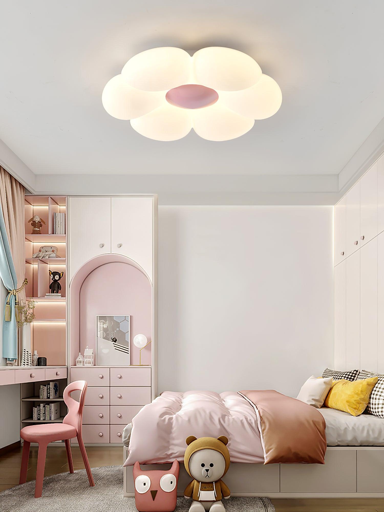 VKL-1028 Stropní lampa s květinovým designem a šesti okvětními lístky