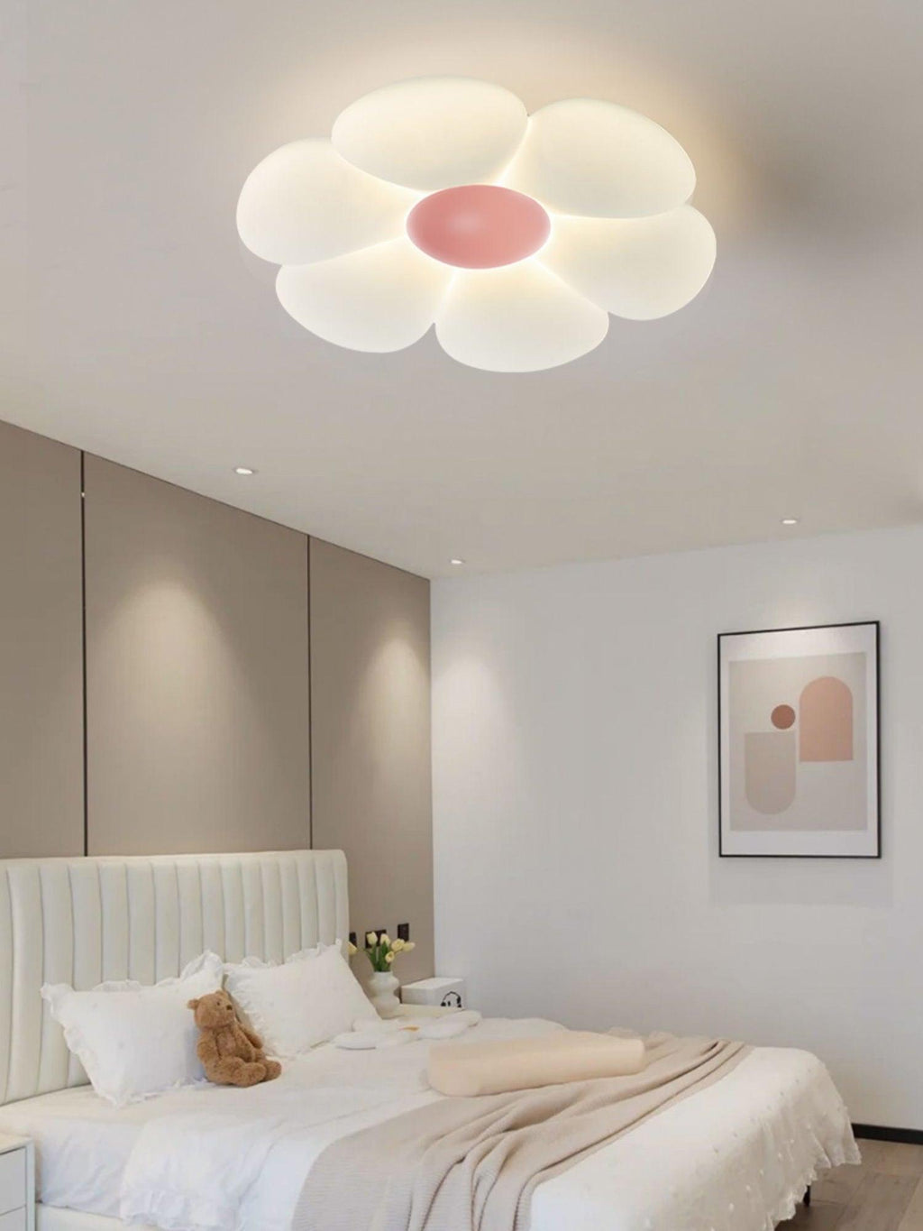 VKL-1028 Stropní lampa s květinovým designem a šesti okvětními lístky