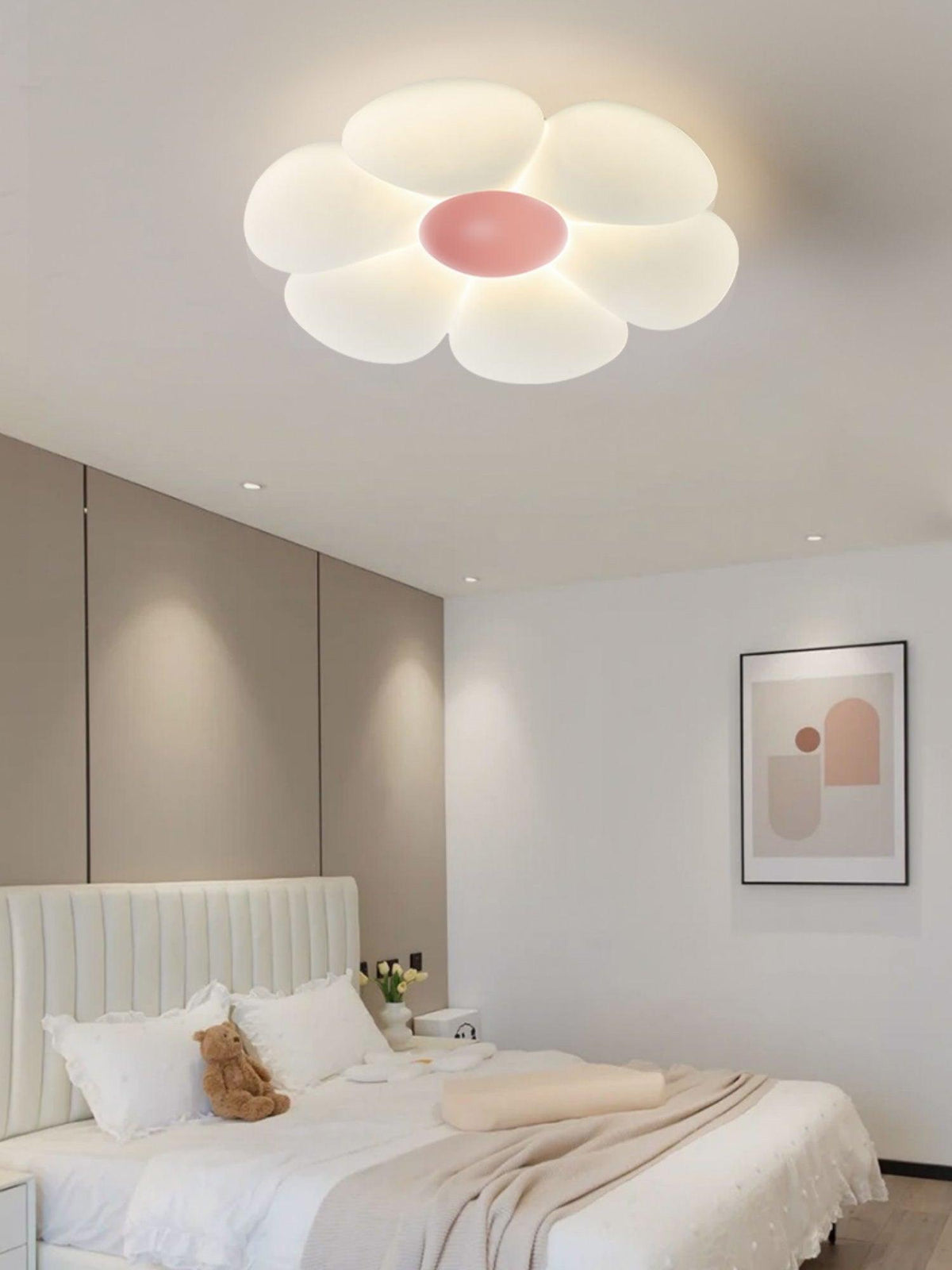 VKL-1028 Stropní lampa s květinovým designem a šesti okvětními lístky