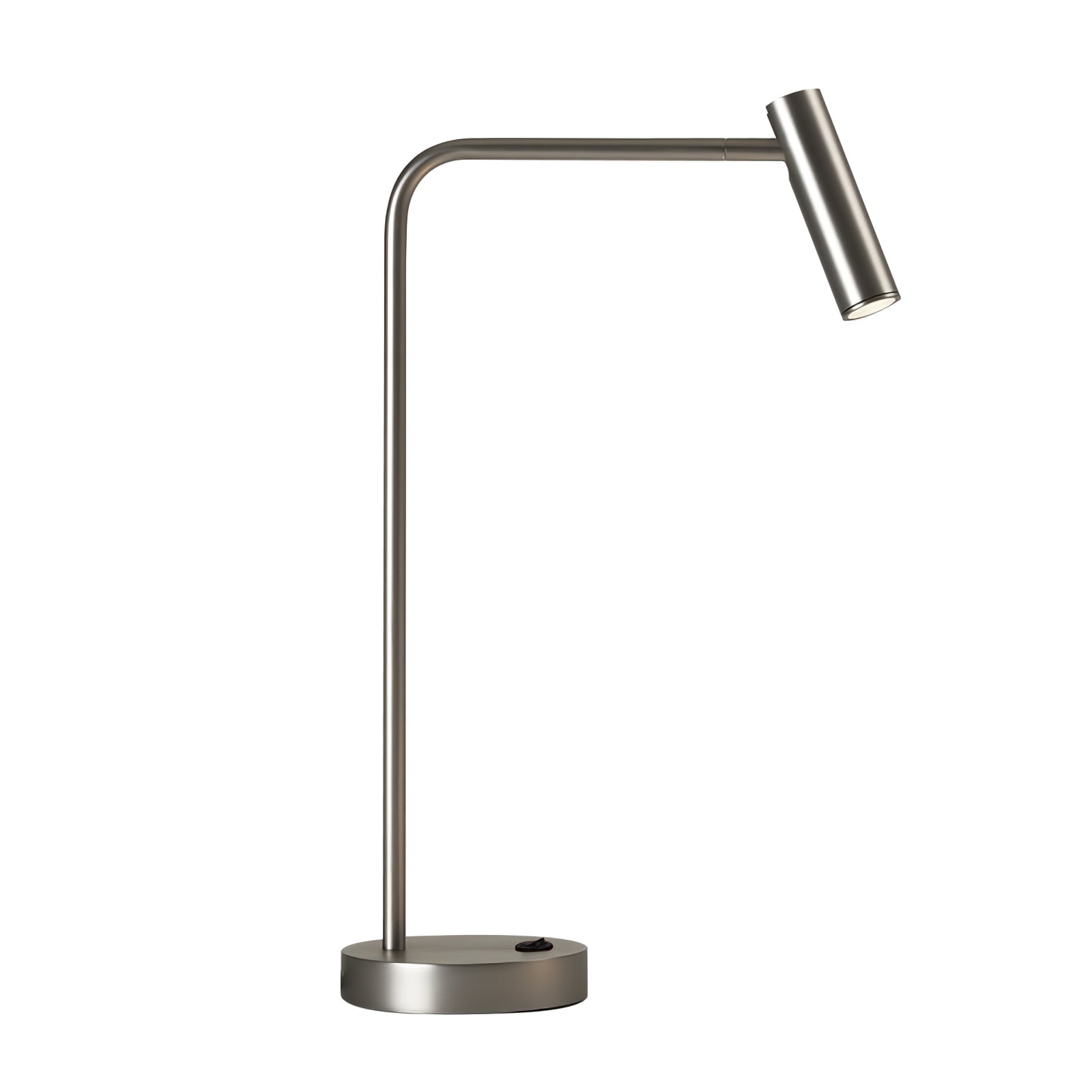 Skinny Table Lamp — 340° Rotating Cylindrical Light Head, Round Base