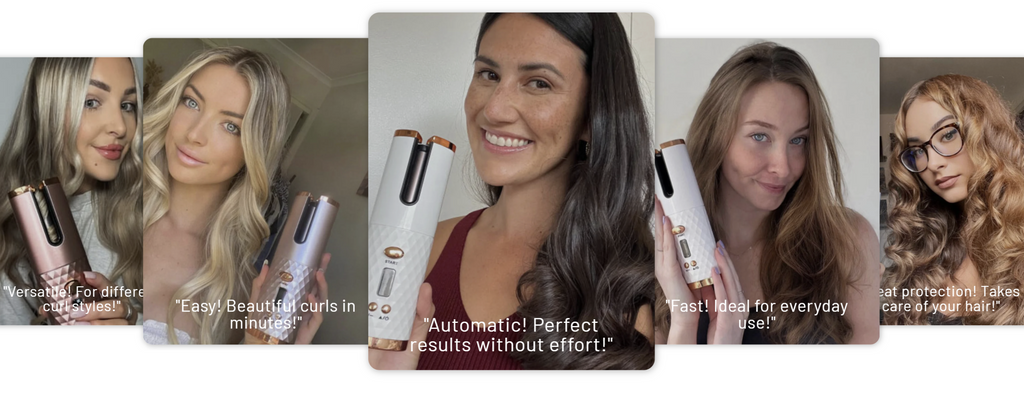 GlamCurls | Fer à boucler sans fil