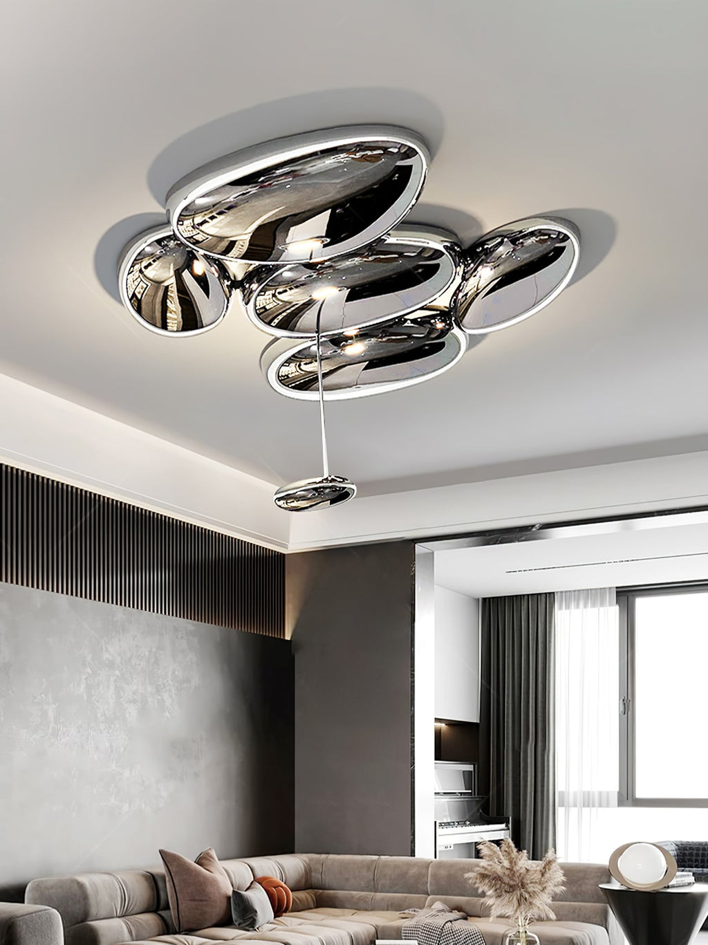 Skydro Flush-Mount Ceiling Lamp — Dimmable LED Cluster