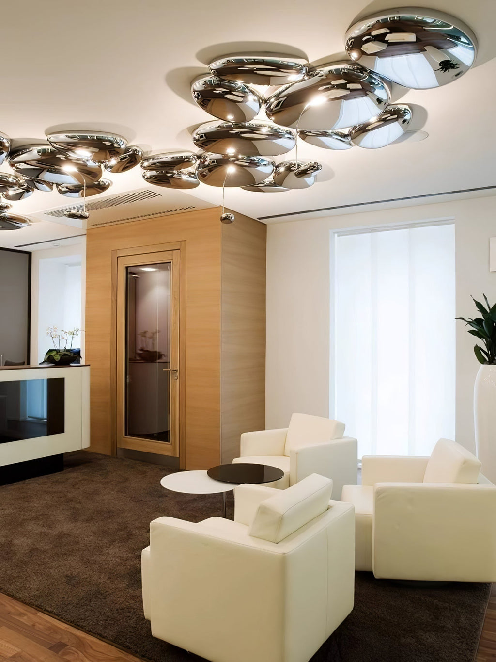 Skydro Flush-Mount Ceiling Lamp — Dimmable LED Cluster
