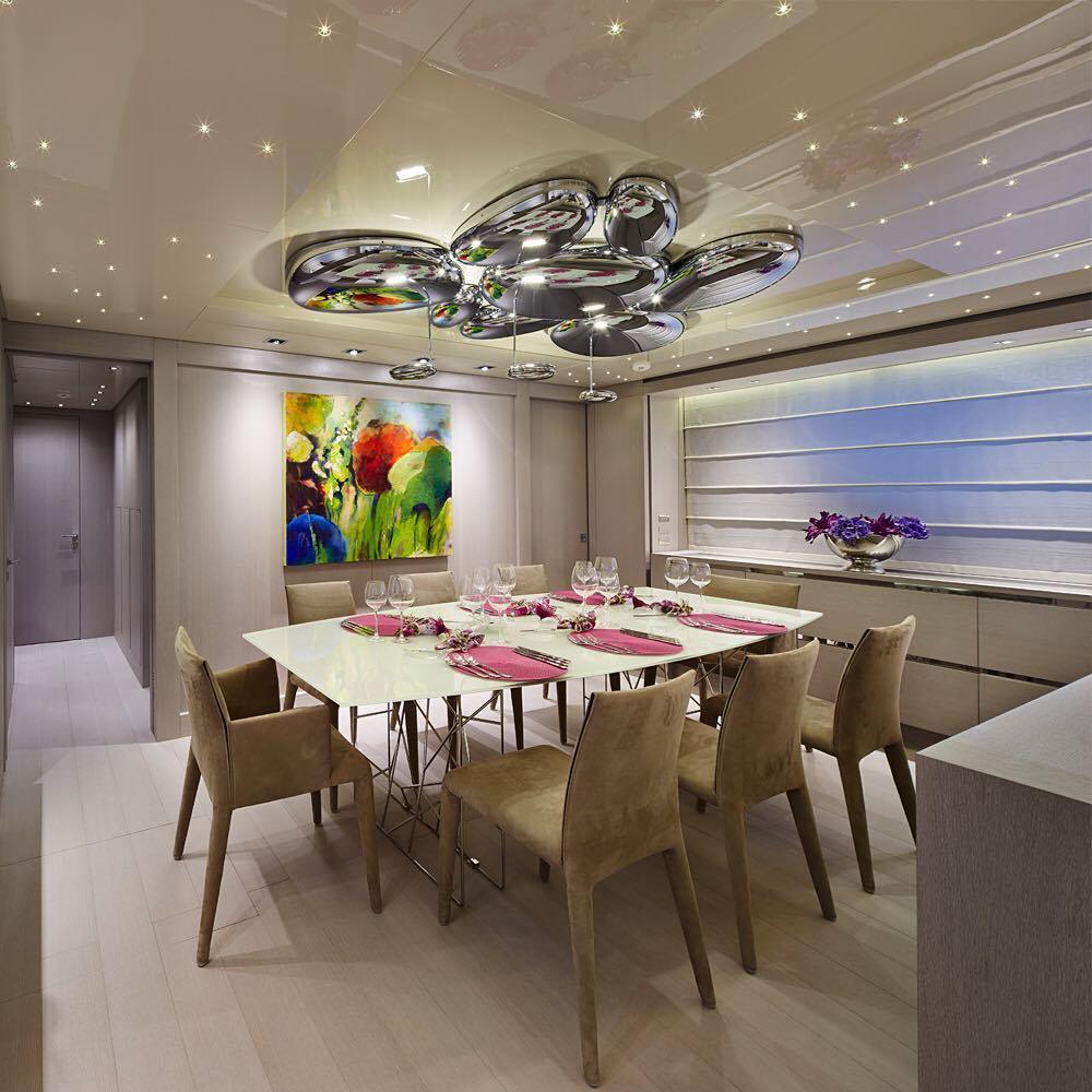 Skydro Flush-Mount Ceiling Lamp — Dimmable LED Cluster