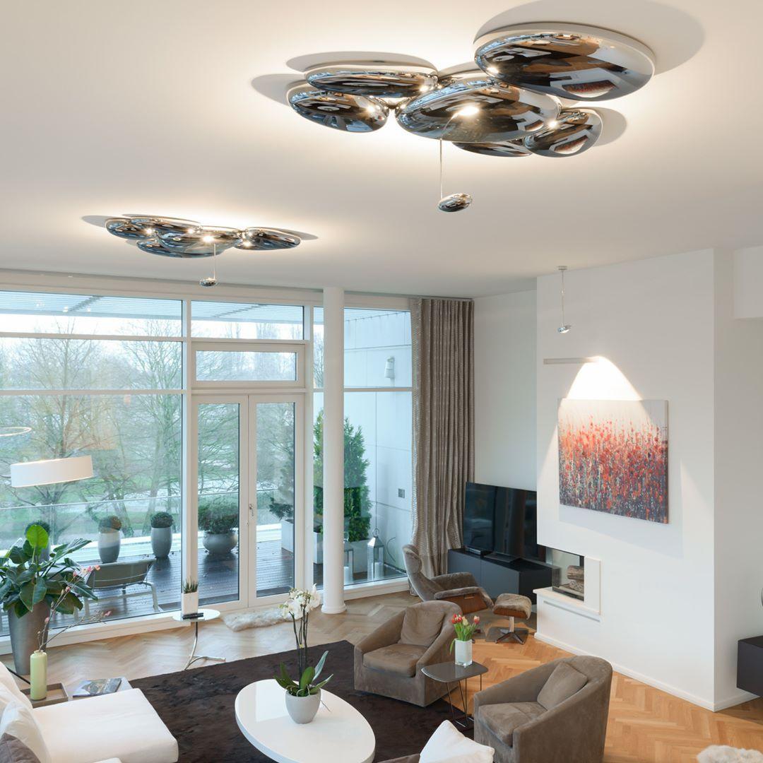 Skydro Flush-Mount Ceiling Lamp — Dimmable LED Cluster