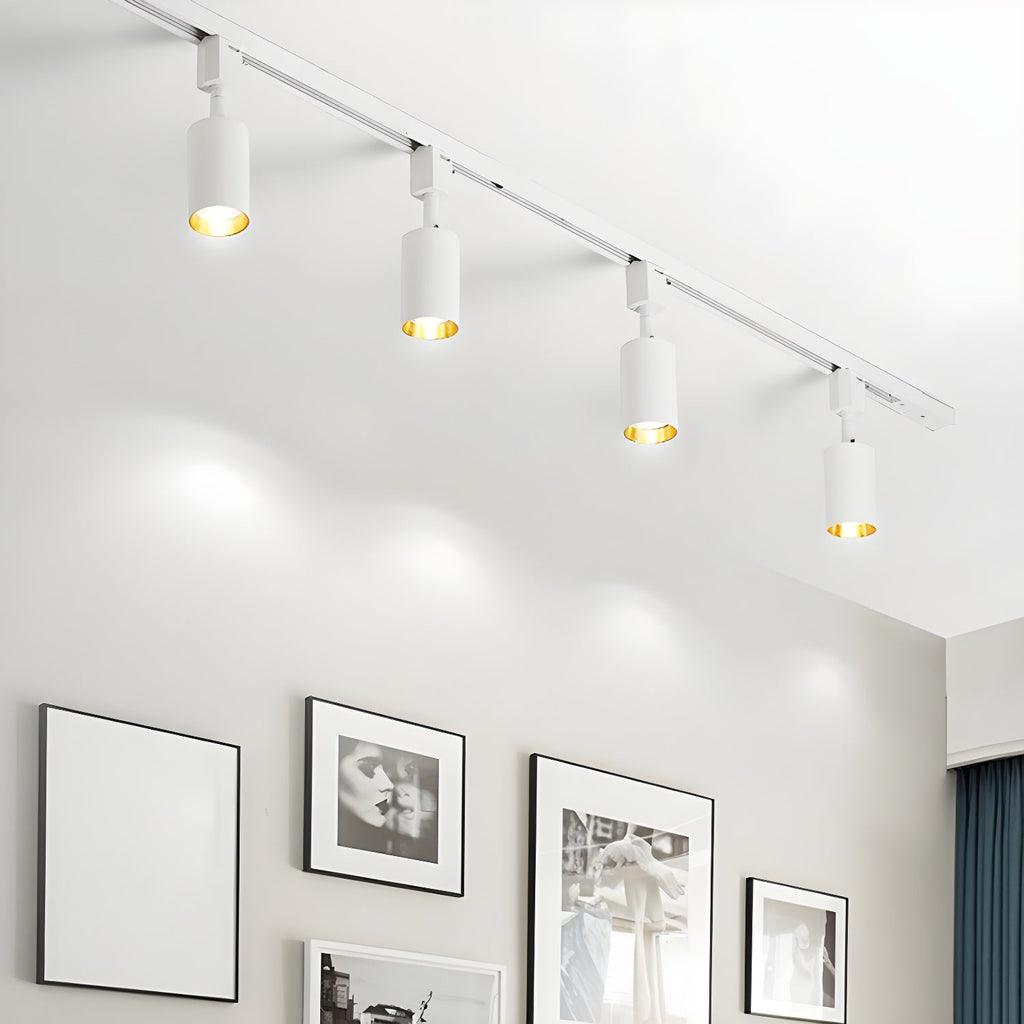 Sleek Cylinder Track Light — 30° Beam Angle