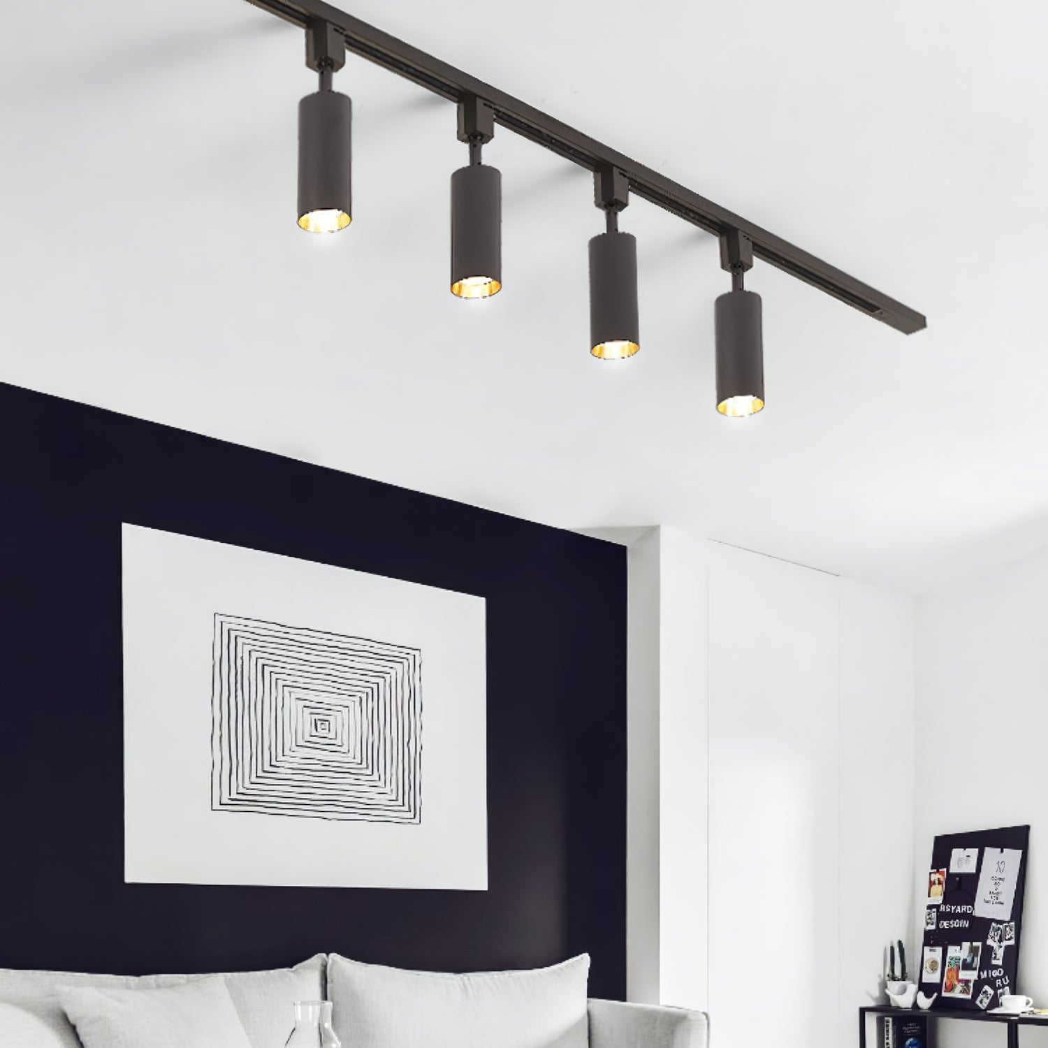 Sleek Cylinder Track Light — 30° Beam Angle