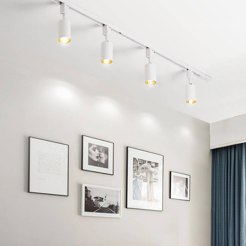 Sleek Cylinder Track Light — 30° Beam Angle