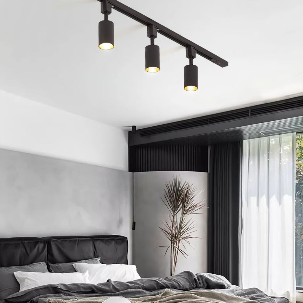 Sleek Cylinder Track Light — 30° Beam Angle