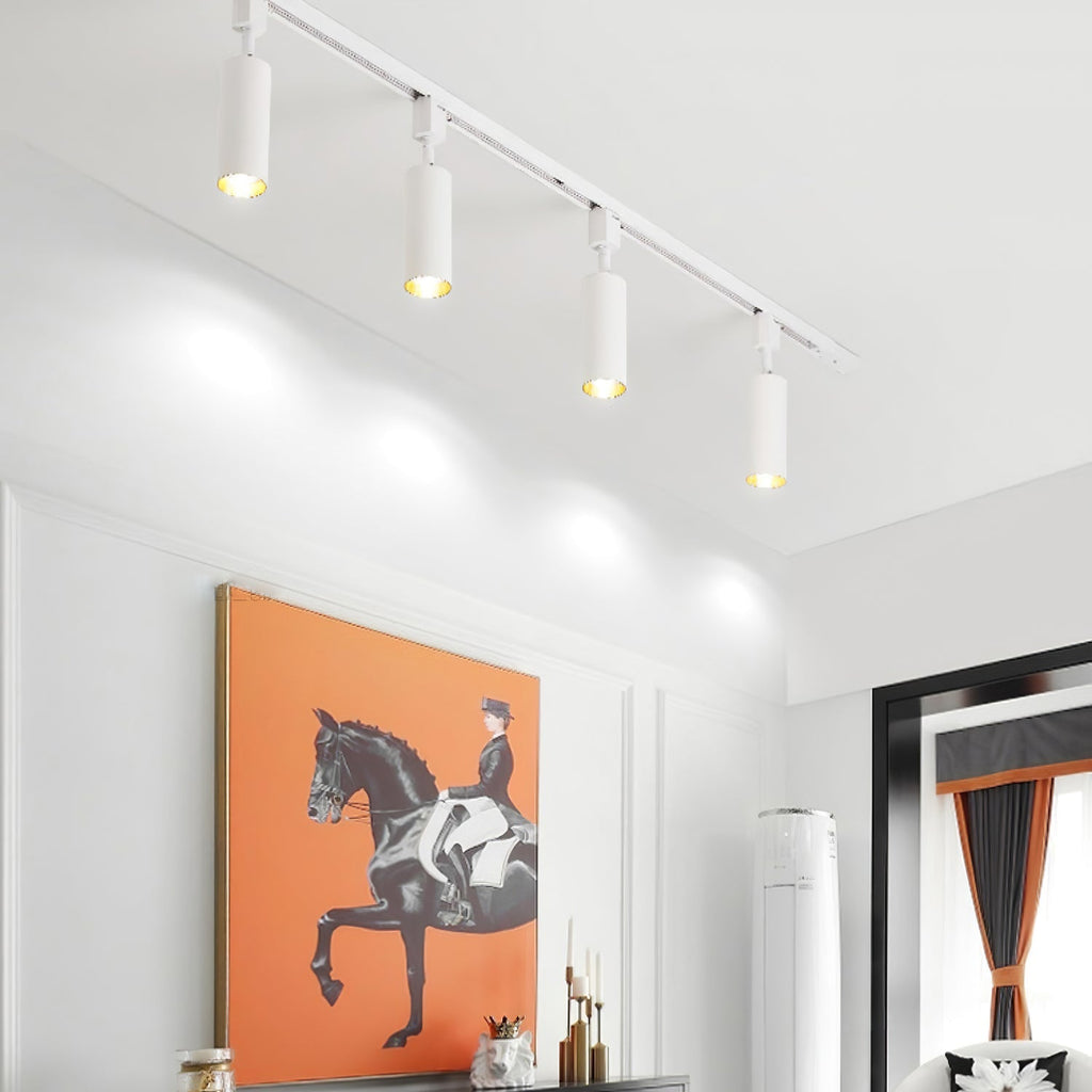 Sleek Cylinder Track Light — 30° Beam Angle