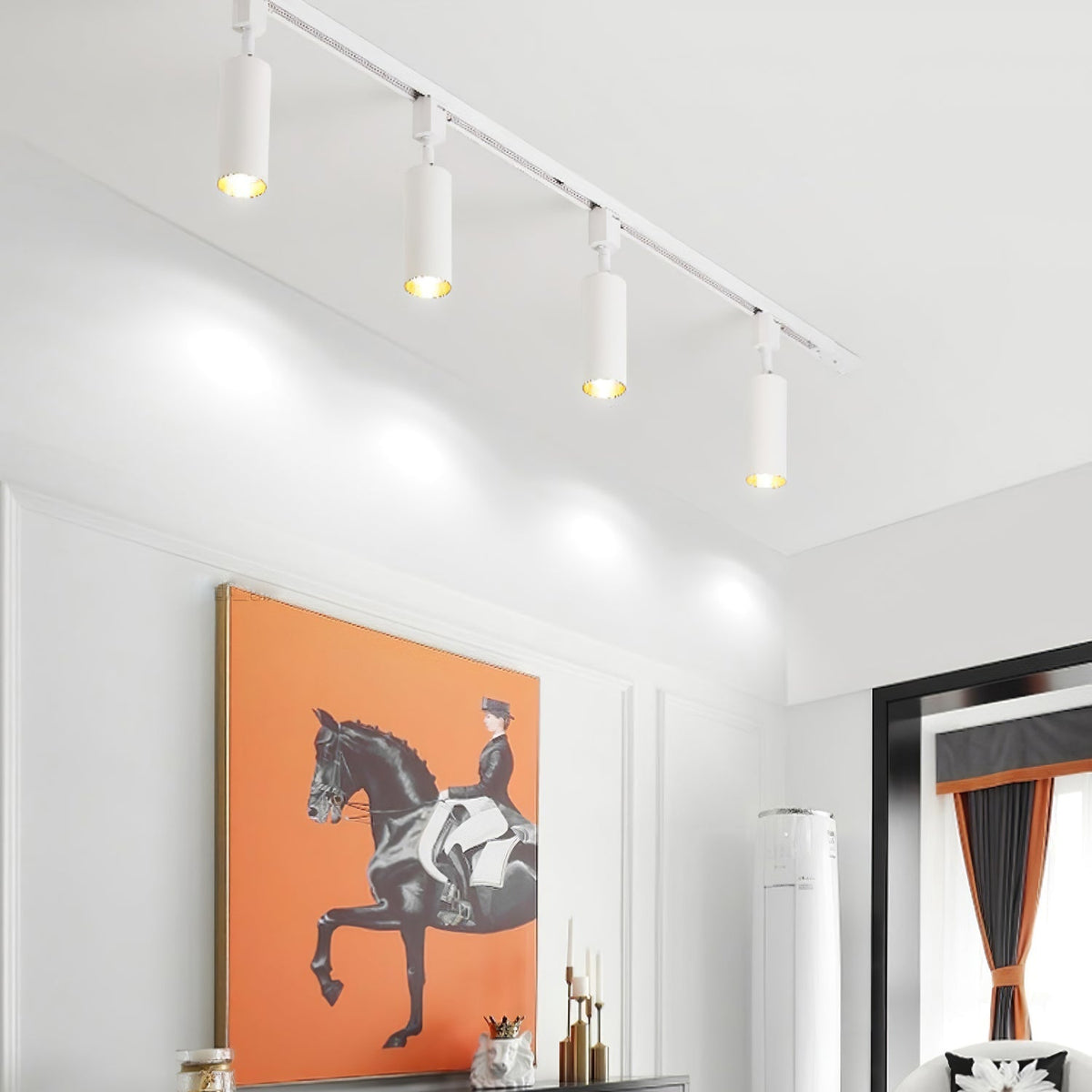 Sleek Cylinder Track Light — 30° Beam Angle