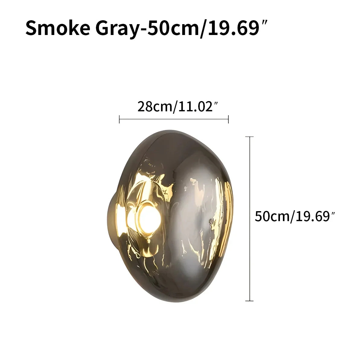 Lava vegglampe for soverom og stue - Orntli