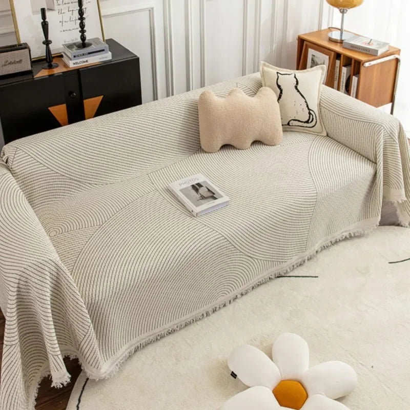 غطاء أريكة هافنلوم بحافة شرابة | أورنتلي