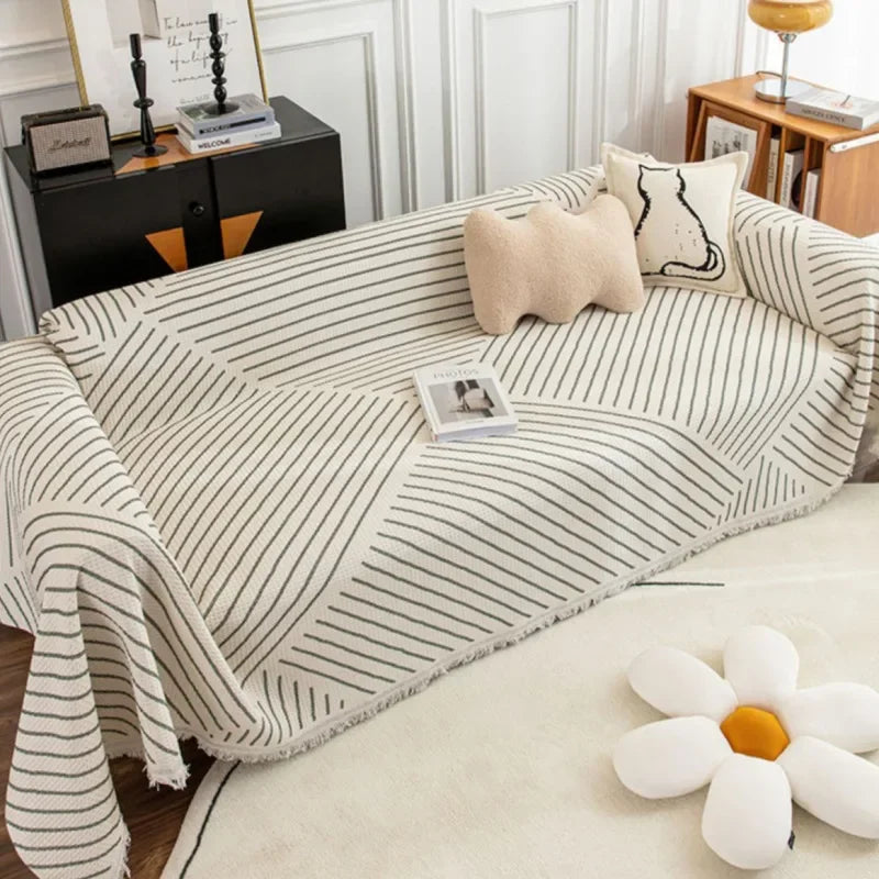 HavenLoom タッセルトリム付きソファカバー | Orntli