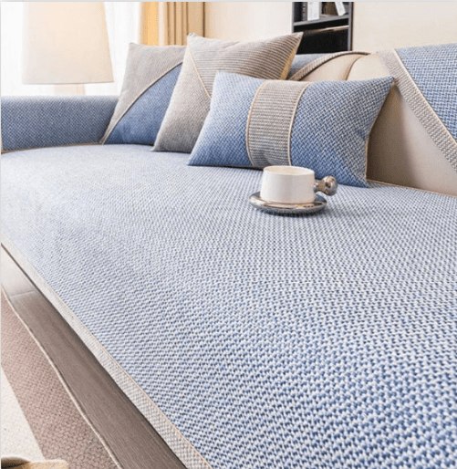 Non-Slip Cotton Linen Sofa Cover for All-Season Comfort