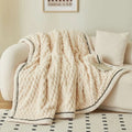 Velvet Haven Blanket Luxuriously Soft Dotted Sherpa Fleece For Cozy Evenings