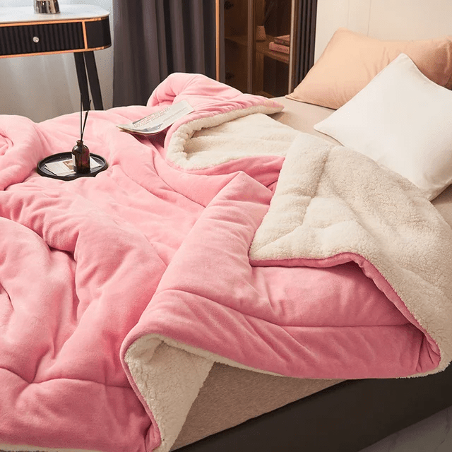 CozyNest Soft Flannel Fleece Blanket For Cozy Home Warmth And Security