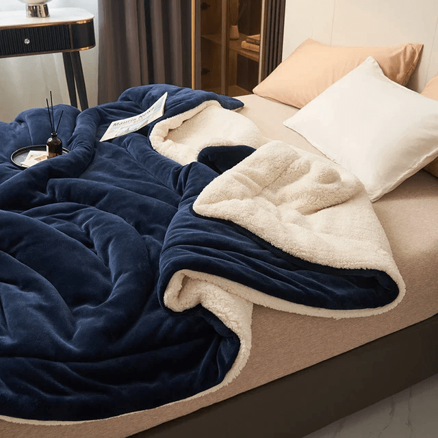 CozyNest Soft Flannel Fleece Blanket For Cozy Home Warmth And Security
