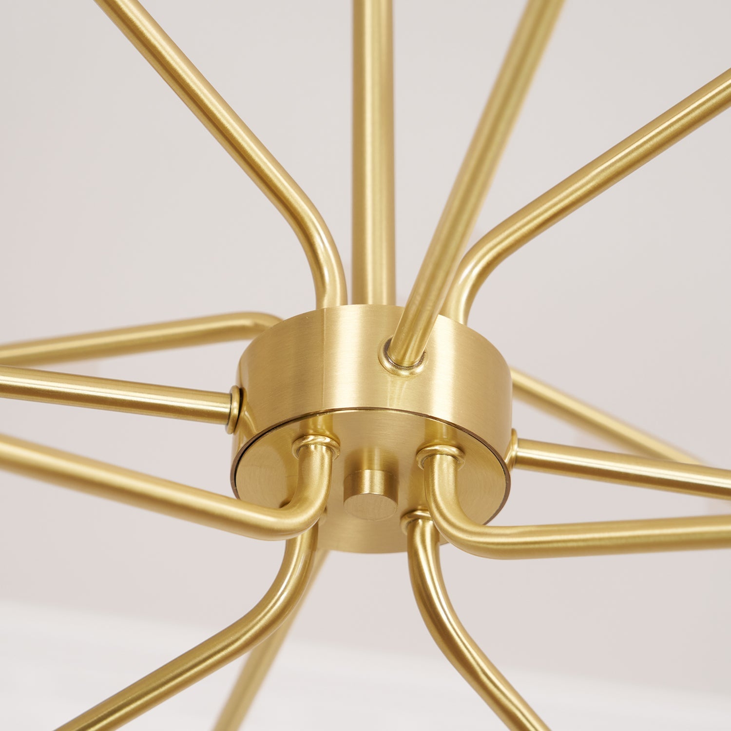 Lampadario a bracci Solaire — design Sputnik, opzioni da 6/9/12 luci