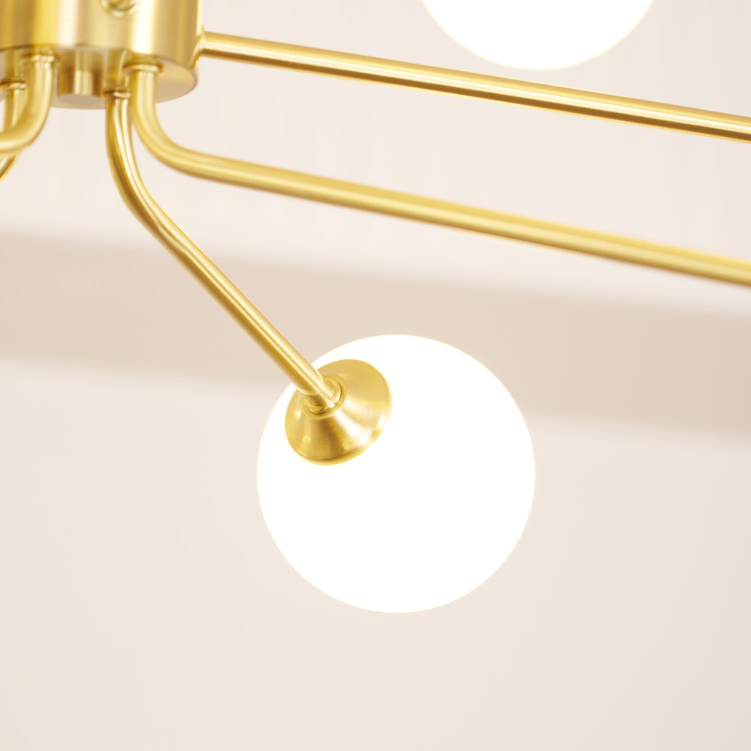 Lampadario a bracci Solaire — design Sputnik, opzioni da 6/9/12 luci