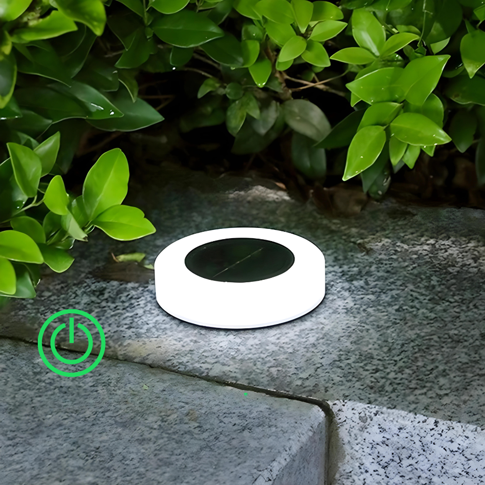 BrillPath kültéri napelemes LED földbe süllyesztett lámpák lépcsőkhöz és ösvényekhez Orntli