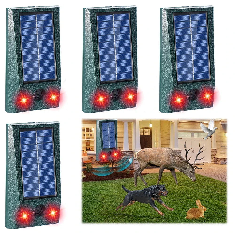 Güneş Enerjili Ultrasonik Hareket Algılayıcılı Kuş Kovucu